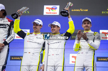 21/04/2024 - 92 MALYKHIN Aliaksandr (kna), STURM Joel (ger), BACHLER Klaus (aut), Manthey Purerxcing, Porsche 911 GT3 R #91, LM GT3, podium during the 2024 6 Hours of Imola, 2nd round of the 2024 FIA World Endurance Championship, from April 18 to 21, 2024 on the Autodromo Internazionale Enzo e Dino Ferrari in Imola - FIA WEC - 6 HOURS OF IMOLA 2024 - ENDURANCE - MOTORI