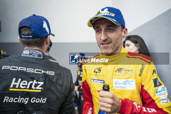 21/04/2024 - KUBICA Robert (pol), AF Corse, Ferrari 499P, podium, portrait during the 2024 6 Hours of Imola, 2nd round of the 2024 FIA World Endurance Championship, from April 18 to 21, 2024 on the Autodromo Internazionale Enzo e Dino Ferrari in Imola, Italy - FIA WEC - 6 HOURS OF IMOLA 2024 - ENDURANCE - MOTORI