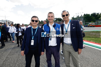 2024-04-21 - FILLON Pierre (fra), President of ACO, portrait, BONARDEL Matthieu, Head of Motorsport Business Line at Michelin, portrait, during the 2024 6 Hours of Imola, 2nd round of the 2024 FIA World Endurance Championship, from April 18 to 21, 2024 on the Autodromo Internazionale Enzo e Dino Ferrari in Imola, Qatar - FIA WEC - 6 HOURS OF IMOLA 2024 - ENDURANCE - MOTORS