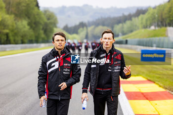 08/05/2024 - DE VRIES Nyck (nld), Toyota Gazoo Racing, Toyota GR010 - Hybrid, CONWAY Mike (gbr), Toyota Gazoo Racing, Toyota GR010 - Hybrid, portrait during the 2024 TotalEnergies 6 Hours of Spa-Francorchamps, 3rd round of the 2024 FIA World Endurance Championship, from May 8 to 11, 2024 on the Circuit de Spa-Francorchamps in Stavelot, Belgium - FIA WEC - 6 HOURS OF SPA-FRANCORCHAMPS 2024 - ENDURANCE - MOTORI
