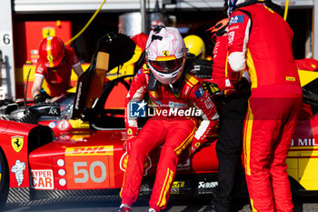 2024-05-08 - NIELSEN Nicklas (dnk), Ferrari AF Corse, Ferrari 499P, portrait during the 2024 TotalEnergies 6 Hours of Spa-Francorchamps, 3rd round of the 2024 FIA World Endurance Championship, from May 8 to 11, 2024 on the Circuit de Spa-Francorchamps in Stavelot, Belgium - FIA WEC - 6 HOURS OF SPA-FRANCORCHAMPS 2024 - ENDURANCE - MOTORS