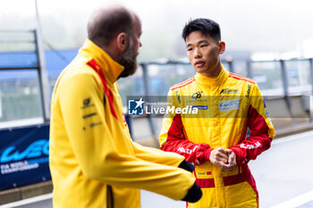 2024-05-08 - YE Yifei (chn), AF Corse, Ferrari 499P, portrait during the 2024 TotalEnergies 6 Hours of Spa-Francorchamps, 3rd round of the 2024 FIA World Endurance Championship, from May 8 to 11, 2024 on the Circuit de Spa-Francorchamps in Stavelot, Belgium - FIA WEC - 6 HOURS OF SPA-FRANCORCHAMPS 2024 - ENDURANCE - MOTORS