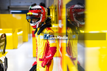2024-05-08 - YE Yifei (chn), AF Corse, Ferrari 499P, portrait during the 2024 TotalEnergies 6 Hours of Spa-Francorchamps, 3rd round of the 2024 FIA World Endurance Championship, from May 8 to 11, 2024 on the Circuit de Spa-Francorchamps in Stavelot, Belgium - FIA WEC - 6 HOURS OF SPA-FRANCORCHAMPS 2024 - ENDURANCE - MOTORS