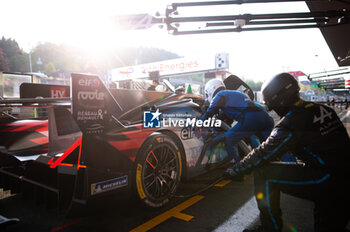 2024-05-08 - Alpine A424, refueling, during the 2024 TotalEnergies 6 Hours of Spa-Francorchamps, 3rd round of the 2024 FIA World Endurance Championship, from May 8 to 11, 2024 on the Circuit de Spa-Francorchamps in Stavelot, Belgium - FIA WEC - 6 HOURS OF SPA-FRANCORCHAMPS 2024 - ENDURANCE - MOTORS