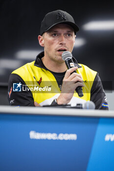 09/05/2024 - VAN ROMPUY Tom (bel), TF Sport, Corvette Z06 GT3.R, portrait at pre-event press conference during the 2024 TotalEnergies 6 Hours of Spa-Francorchamps, 3rd round of the 2024 FIA World Endurance Championship, from May 8 to 11, 2024 on the Circuit de Spa-Francorchamps in Stavelot, Belgium - FIA WEC - 6 HOURS OF SPA-FRANCORCHAMPS 2024 - ENDURANCE - MOTORI