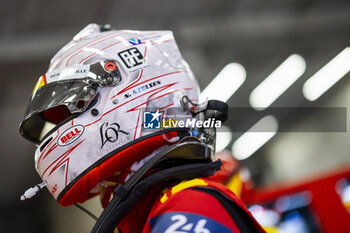 09/05/2024 - NIELSEN Nicklas (dnk), Ferrari AF Corse, Ferrari 499P, portrait during the 2024 TotalEnergies 6 Hours of Spa-Francorchamps, 3rd round of the 2024 FIA World Endurance Championship, from May 8 to 11, 2024 on the Circuit de Spa-Francorchamps in Stavelot, Belgium - FIA WEC - 6 HOURS OF SPA-FRANCORCHAMPS 2024 - ENDURANCE - MOTORI