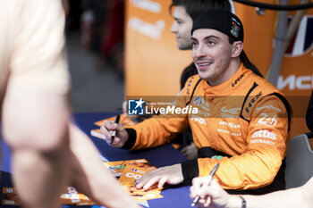 2024-05-10 - 59 SAUCY Grégoire (swi), COTTINGHAM James (gbr), COSTA Nicolas (bra), United Autosports, McLaren 720S GT3 Evo #59, LM GT3, portrait autograph session, session autographe during the 2024 TotalEnergies 6 Hours of Spa-Francorchamps, 3rd round of the 2024 FIA World Endurance Championship, from May 8 to 11, 2024 on the Circuit de Spa-Francorchamps in Stavelot, Belgium - FIA WEC - 6 HOURS OF SPA-FRANCORCHAMPS 2024 - ENDURANCE - MOTORS