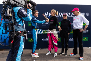 2024-05-10 - BOVY Sarah (bel), Iron Dames, Lamborghini Huracan GT3 Evo2, portrait, GATTING Michelle (dnk), Iron Dames, Lamborghini Huracan GT3 Evo2, portrait, FREY RAHEL (swi), Iron Dames, Lamborghini Huracan GT3 Evo2, portrait, hyperpole during the 2024 TotalEnergies 6 Hours of Spa-Francorchamps, 3rd round of the 2024 FIA World Endurance Championship, from May 8 to 11, 2024 on the Circuit de Spa-Francorchamps in Stavelot, Belgium - FIA WEC - 6 HOURS OF SPA-FRANCORCHAMPS 2024 - ENDURANCE - MOTORS