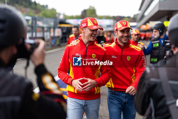 2024-05-10 - MOLINA Miguel (spa), Ferrari AF Corse, Ferrari 499P, portrait NIELSEN Nicklas (dnk), Ferrari AF Corse, Ferrari 499P, portrait during the 2024 TotalEnergies 6 Hours of Spa-Francorchamps, 3rd round of the 2024 FIA World Endurance Championship, from May 8 to 11, 2024 on the Circuit de Spa-Francorchamps in Stavelot, Belgium - FIA WEC - 6 HOURS OF SPA-FRANCORCHAMPS 2024 - ENDURANCE - MOTORS