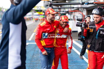 2024-05-10 - MOLINA Miguel (spa), Ferrari AF Corse, Ferrari 499P, portrait FUOCO Antonio (ita), Ferrari AF Corse, Ferrari 499P, portrait during the 2024 TotalEnergies 6 Hours of Spa-Francorchamps, 3rd round of the 2024 FIA World Endurance Championship, from May 8 to 11, 2024 on the Circuit de Spa-Francorchamps in Stavelot, Belgium - FIA WEC - 6 HOURS OF SPA-FRANCORCHAMPS 2024 - ENDURANCE - MOTORS