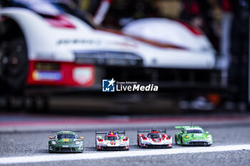 2024-05-10 - Illustration, scale models, Porsche Penske Motorsport during the 2024 TotalEnergies 6 Hours of Spa-Francorchamps, 3rd round of the 2024 FIA World Endurance Championship, from May 8 to 11, 2024 on the Circuit de Spa-Francorchamps in Stavelot, Belgium - FIA WEC - 6 HOURS OF SPA-FRANCORCHAMPS 2024 - ENDURANCE - MOTORS