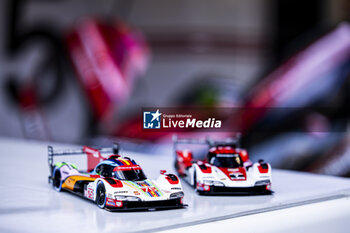 2024-05-10 - Illustration, scale models, Porsche Penske Motorsport during the 2024 TotalEnergies 6 Hours of Spa-Francorchamps, 3rd round of the 2024 FIA World Endurance Championship, from May 8 to 11, 2024 on the Circuit de Spa-Francorchamps in Stavelot, Belgium - FIA WEC - 6 HOURS OF SPA-FRANCORCHAMPS 2024 - ENDURANCE - MOTORS