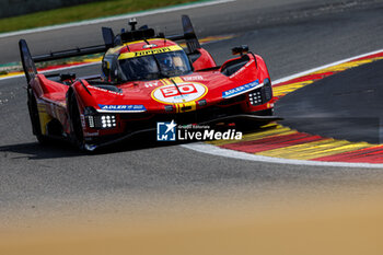 2024-05-10 - 50 FUOCO Antonio (ita), MOLINA Miguel (spa), NIELSEN Nicklas (dnk), Ferrari AF Corse, Ferrari 499P #50, Hypercar, action during the 2024 TotalEnergies 6 Hours of Spa-Francorchamps, 3rd round of the 2024 FIA World Endurance Championship, from May 8 to 11, 2024 on the Circuit de Spa-Francorchamps in Stavelot, Belgium - FIA WEC - 6 HOURS OF SPA-FRANCORCHAMPS 2024 - ENDURANCE - MOTORS