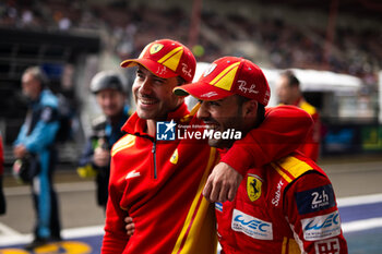 2024-05-10 - MOLINA Miguel (spa), FUOCO Antonio (ita), Ferrari AF Corse, Ferrari 499P, portrait during the 2024 TotalEnergies 6 Hours of Spa-Francorchamps, 3rd round of the 2024 FIA World Endurance Championship, from May 8 to 11, 2024 on the Circuit de Spa-Francorchamps in Stavelot, Belgium - FIA WEC - 6 HOURS OF SPA-FRANCORCHAMPS 2024 - ENDURANCE - MOTORS