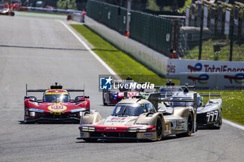 2024-05-11 - 38 RASMUSSEN Oliver (dnk), HANSON Philip (gbr), BUTTON Jenson (gbr), Hertz Team Jota, Porsche 963 #38, Hypercar, action during the 2024 TotalEnergies 6 Hours of Spa-Francorchamps, 3rd round of the 2024 FIA World Endurance Championship, from May 8 to 11, 2024 on the Circuit de Spa-Francorchamps in Stavelot, Belgium - FIA WEC - 6 HOURS OF SPA-FRANCORCHAMPS 2024 - ENDURANCE - MOTORS