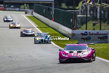 2024-05-11 - 85 BOVY Sarah (bel), FREY RAHEL (swi), GATTING Michelle (dnk), Iron Dames, Lamborghini Huracan GT3 Evo2 #85, LM GT3, action during the 2024 TotalEnergies 6 Hours of Spa-Francorchamps, 3rd round of the 2024 FIA World Endurance Championship, from May 8 to 11, 2024 on the Circuit de Spa-Francorchamps in Stavelot, Belgium - FIA WEC - 6 HOURS OF SPA-FRANCORCHAMPS 2024 - ENDURANCE - MOTORS