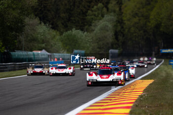 2024-05-11 - Start 05 CAMPBELL Matt (aus), CHRISTENSEN Michael (dnk), MAKOWIECKI Frédéric (fra), Porsche Penske Motorsport, Porsche 963 #05, Hypercar, action during the 2024 TotalEnergies 6 Hours of Spa-Francorchamps, 3rd round of the 2024 FIA World Endurance Championship, from May 8 to 11, 2024 on the Circuit de Spa-Francorchamps in Stavelot, Belgium - FIA WEC - 6 HOURS OF SPA-FRANCORCHAMPS 2024 - ENDURANCE - MOTORS