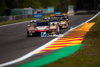 2024-05-11 - 38 RASMUSSEN Oliver (dnk), HANSON Philip (gbr), BUTTON Jenson (gbr), Hertz Team Jota, Porsche 963 #38, Hypercar, action during the 2024 TotalEnergies 6 Hours of Spa-Francorchamps, 3rd round of the 2024 FIA World Endurance Championship, from May 8 to 11, 2024 on the Circuit de Spa-Francorchamps in Stavelot, Belgium - FIA WEC - 6 HOURS OF SPA-FRANCORCHAMPS 2024 - ENDURANCE - MOTORS