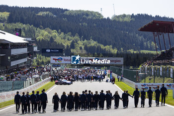 2024-05-11 - Child for National anthem during the 2024 TotalEnergies 6 Hours of Spa-Francorchamps, 3rd round of the 2024 FIA World Endurance Championship, from May 8 to 11, 2024 on the Circuit de Spa-Francorchamps in Stavelot, Belgium - FIA WEC - 6 HOURS OF SPA-FRANCORCHAMPS 2024 - ENDURANCE - MOTORS