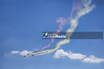 2024-05-11 - Air Show during the 2024 TotalEnergies 6 Hours of Spa-Francorchamps, 3rd round of the 2024 FIA World Endurance Championship, from May 8 to 11, 2024 on the Circuit de Spa-Francorchamps in Stavelot, Belgium - FIA WEC - 6 HOURS OF SPA-FRANCORCHAMPS 2024 - ENDURANCE - MOTORS