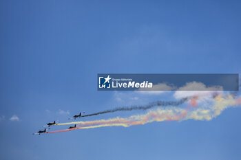 2024-05-11 - Air Show during the 2024 TotalEnergies 6 Hours of Spa-Francorchamps, 3rd round of the 2024 FIA World Endurance Championship, from May 8 to 11, 2024 on the Circuit de Spa-Francorchamps in Stavelot, Belgium - FIA WEC - 6 HOURS OF SPA-FRANCORCHAMPS 2024 - ENDURANCE - MOTORS