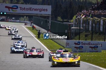 2024-05-11 - 83 KUBICA Robert (pol), SHWARTZMAN Robert (isr), YE Yifei (chn), AF Corse, Ferrari 499P #83, Hypercar, action during the 2024 TotalEnergies 6 Hours of Spa-Francorchamps, 3rd round of the 2024 FIA World Endurance Championship, from May 8 to 11, 2024 on the Circuit de Spa-Francorchamps in Stavelot, Belgium - FIA WEC - 6 HOURS OF SPA-FRANCORCHAMPS 2024 - ENDURANCE - MOTORS