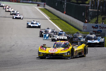 2024-05-11 - 83 KUBICA Robert (pol), SHWARTZMAN Robert (isr), YE Yifei (chn), AF Corse, Ferrari 499P #83, Hypercar, action during the 2024 TotalEnergies 6 Hours of Spa-Francorchamps, 3rd round of the 2024 FIA World Endurance Championship, from May 8 to 11, 2024 on the Circuit de Spa-Francorchamps in Stavelot, Belgium - FIA WEC - 6 HOURS OF SPA-FRANCORCHAMPS 2024 - ENDURANCE - MOTORS