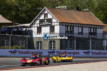 2024-05-11 - 51 PIER GUIDI Alessandro (ita), CALADO James (gbr), GIOVINAZZI Antonio (ita), Ferrari AF Corse, Ferrari 499P #51, Hypercar, action during the 2024 TotalEnergies 6 Hours of Spa-Francorchamps, 3rd round of the 2024 FIA World Endurance Championship, from May 8 to 11, 2024 on the Circuit de Spa-Francorchamps in Stavelot, Belgium - FIA WEC - 6 HOURS OF SPA-FRANCORCHAMPS 2024 - ENDURANCE - MOTORS