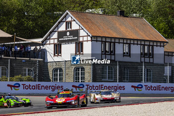 2024-05-11 - 50 FUOCO Antonio (ita), MOLINA Miguel (spa), NIELSEN Nicklas (dnk), Ferrari AF Corse, Ferrari 499P #50, Hypercar, action during the 2024 TotalEnergies 6 Hours of Spa-Francorchamps, 3rd round of the 2024 FIA World Endurance Championship, from May 8 to 11, 2024 on the Circuit de Spa-Francorchamps in Stavelot, Belgium - FIA WEC - 6 HOURS OF SPA-FRANCORCHAMPS 2024 - ENDURANCE - MOTORS