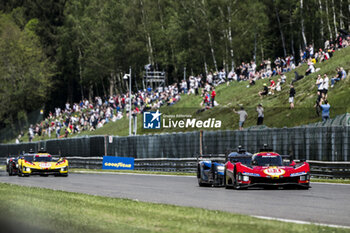 2024-05-11 - 51 PIER GUIDI Alessandro (ita), CALADO James (gbr), GIOVINAZZI Antonio (ita), Ferrari AF Corse, Ferrari 499P #51, Hypercar, action during the 2024 TotalEnergies 6 Hours of Spa-Francorchamps, 3rd round of the 2024 FIA World Endurance Championship, from May 8 to 11, 2024 on the Circuit de Spa-Francorchamps in Stavelot, Belgium - FIA WEC - 6 HOURS OF SPA-FRANCORCHAMPS 2024 - ENDURANCE - MOTORS