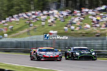 2024-05-11 - 55 HERIAU François (fra), MANN Simon (usa), ROVERA Alessio (ita), Vista AF Corse, Ferrari 296 GT3 #55, LM GT3, 777 SORENSEN Marco (dnk), MATEU Clément (fra), BASTARD Erwan (fra), D'Station Racing, Aston Martin Vantage GT3 #777, LM GT3, action during the 2024 TotalEnergies 6 Hours of Spa-Francorchamps, 3rd round of the 2024 FIA World Endurance Championship, from May 8 to 11, 2024 on the Circuit de Spa-Francorchamps in Stavelot, Belgium - FIA WEC - 6 HOURS OF SPA-FRANCORCHAMPS 2024 - ENDURANCE - MOTORS