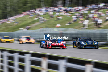 2024-05-11 - 11 VERNAY Jean-Karl (fra), SERRAVALLE Antonio (can), BENNETT Carl (tha), Isotta Fraschini, Isotta Fraschini Tipo6-C #11, Hypercar, 27 JAMES Ian (usa), MANCINELLI Daniel (ita), RIBERAS Alex (spa), Heart of Racing Team, Aston Martin Vantage GT3 #27, LM GT3, action during the 2024 TotalEnergies 6 Hours of Spa-Francorchamps, 3rd round of the 2024 FIA World Endurance Championship, from May 8 to 11, 2024 on the Circuit de Spa-Francorchamps in Stavelot, Belgium - FIA WEC - 6 HOURS OF SPA-FRANCORCHAMPS 2024 - ENDURANCE - MOTORS