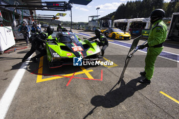 2024-05-11 - 63 BORTOLOTTI Mirko (ita), CALDARELLI Andrea (ita), KVYAT Daniil (ita), Lamborghini Iron Lynx, Lamborghini SC63 #63, Hypercar, pit stop during the 2024 TotalEnergies 6 Hours of Spa-Francorchamps, 3rd round of the 2024 FIA World Endurance Championship, from May 8 to 11, 2024 on the Circuit de Spa-Francorchamps in Stavelot, Belgium - FIA WEC - 6 HOURS OF SPA-FRANCORCHAMPS 2024 - ENDURANCE - MOTORS