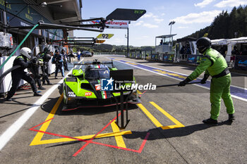 2024-05-11 - 63 BORTOLOTTI Mirko (ita), CALDARELLI Andrea (ita), KVYAT Daniil (ita), Lamborghini Iron Lynx, Lamborghini SC63 #63, Hypercar, pit stop during the 2024 TotalEnergies 6 Hours of Spa-Francorchamps, 3rd round of the 2024 FIA World Endurance Championship, from May 8 to 11, 2024 on the Circuit de Spa-Francorchamps in Stavelot, Belgium - FIA WEC - 6 HOURS OF SPA-FRANCORCHAMPS 2024 - ENDURANCE - MOTORS