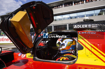 2024-05-11 - PIER GUIDI Alessandro (ita), Ferrari AF Corse, Ferrari 499P, portrait during the 2024 TotalEnergies 6 Hours of Spa-Francorchamps, 3rd round of the 2024 FIA World Endurance Championship, from May 8 to 11, 2024 on the Circuit de Spa-Francorchamps in Stavelot, Belgium - FIA WEC - 6 HOURS OF SPA-FRANCORCHAMPS 2024 - ENDURANCE - MOTORS