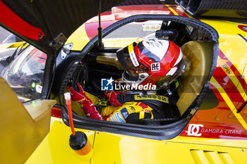 2024-05-11 - YE Yifei (chn), AF Corse, Ferrari 499P, portrait at red flag during the 2024 TotalEnergies 6 Hours of Spa-Francorchamps, 3rd round of the 2024 FIA World Endurance Championship, from May 8 to 11, 2024 on the Circuit de Spa-Francorchamps in Stavelot, Belgium - FIA WEC - 6 HOURS OF SPA-FRANCORCHAMPS 2024 - ENDURANCE - MOTORS