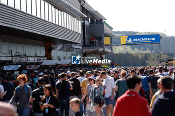 2024-05-11 - foule, crowd, foule, fans during the 2024 TotalEnergies 6 Hours of Spa-Francorchamps, 3rd round of the 2024 FIA World Endurance Championship, from May 8 to 11, 2024 on the Circuit de Spa-Francorchamps in Stavelot, Belgium - FIA WEC - 6 HOURS OF SPA-FRANCORCHAMPS 2024 - ENDURANCE - MOTORS