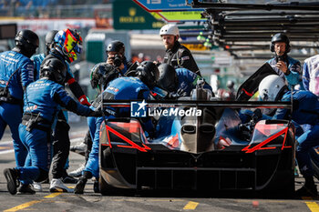 2024-05-11 - 36 VAXIVIERE Matthieu (fra), SCHUMACHER Mick (ger), LAPIERRE Nicolas (fra), Alpine Endurance Team, Alpine A424 #36, Hypercar, pitstop, arrêt aux stands, during the 2024 TotalEnergies 6 Hours of Spa-Francorchamps, 3rd round of the 2024 FIA World Endurance Championship, from May 8 to 11, 2024 on the Circuit de Spa-Francorchamps in Stavelot, Belgium - FIA WEC - 6 HOURS OF SPA-FRANCORCHAMPS 2024 - ENDURANCE - MOTORS