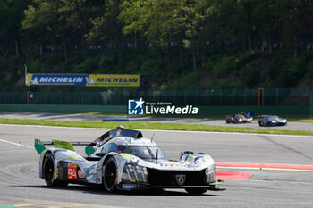 2024-05-11 - 94 DUVAL Loïc (fra), DI RESTA Paul (gbr), Peugeot TotalEnergies, Peugeot 9x8 #94, Hypercar, action during the 2024 TotalEnergies 6 Hours of Spa-Francorchamps, 3rd round of the 2024 FIA World Endurance Championship, from May 8 to 11, 2024 on the Circuit de Spa-Francorchamps in Stavelot, Belgium - FIA WEC - 6 HOURS OF SPA-FRANCORCHAMPS 2024 - ENDURANCE - MOTORS