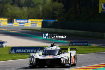 2024-05-11 - 93 JENSEN Mikkel (dnk), MULLER Nico (swi), Peugeot TotalEnergies, Peugeot 9x8 #93, Hypercar, action during the 2024 TotalEnergies 6 Hours of Spa-Francorchamps, 3rd round of the 2024 FIA World Endurance Championship, from May 8 to 11, 2024 on the Circuit de Spa-Francorchamps in Stavelot, Belgium - FIA WEC - 6 HOURS OF SPA-FRANCORCHAMPS 2024 - ENDURANCE - MOTORS