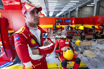 2024-05-11 - PIER GUIDI Alessandro (ita), Ferrari AF Corse, Ferrari 499P, portrait during the 2024 TotalEnergies 6 Hours of Spa-Francorchamps, 3rd round of the 2024 FIA World Endurance Championship, from May 8 to 11, 2024 on the Circuit de Spa-Francorchamps in Stavelot, Belgium - FIA WEC - 6 HOURS OF SPA-FRANCORCHAMPS 2024 - ENDURANCE - MOTORS