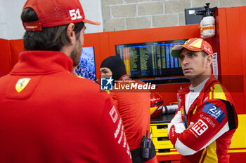 2024-05-11 - PIER GUIDI Alessandro (ita), Ferrari AF Corse, Ferrari 499P, portrait during the 2024 TotalEnergies 6 Hours of Spa-Francorchamps, 3rd round of the 2024 FIA World Endurance Championship, from May 8 to 11, 2024 on the Circuit de Spa-Francorchamps in Stavelot, Belgium - FIA WEC - 6 HOURS OF SPA-FRANCORCHAMPS 2024 - ENDURANCE - MOTORS