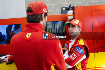 2024-05-11 - PIER GUIDI Alessandro (ita), Ferrari AF Corse, Ferrari 499P, portrait during the 2024 TotalEnergies 6 Hours of Spa-Francorchamps, 3rd round of the 2024 FIA World Endurance Championship, from May 8 to 11, 2024 on the Circuit de Spa-Francorchamps in Stavelot, Belgium - FIA WEC - 6 HOURS OF SPA-FRANCORCHAMPS 2024 - ENDURANCE - MOTORS