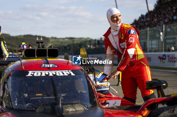 2024-05-11 - PIER GUIDI Alessandro (ita), Ferrari AF Corse, Ferrari 499P, portrait during the 2024 TotalEnergies 6 Hours of Spa-Francorchamps, 3rd round of the 2024 FIA World Endurance Championship, from May 8 to 11, 2024 on the Circuit de Spa-Francorchamps in Stavelot, Belgium - FIA WEC - 6 HOURS OF SPA-FRANCORCHAMPS 2024 - ENDURANCE - MOTORS