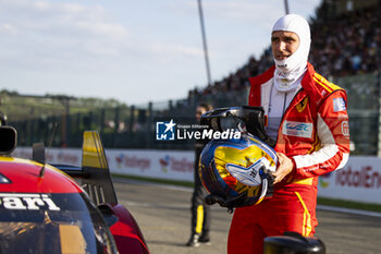 2024-05-11 - PIER GUIDI Alessandro (ita), Ferrari AF Corse, Ferrari 499P, portrait during the 2024 TotalEnergies 6 Hours of Spa-Francorchamps, 3rd round of the 2024 FIA World Endurance Championship, from May 8 to 11, 2024 on the Circuit de Spa-Francorchamps in Stavelot, Belgium - FIA WEC - 6 HOURS OF SPA-FRANCORCHAMPS 2024 - ENDURANCE - MOTORS