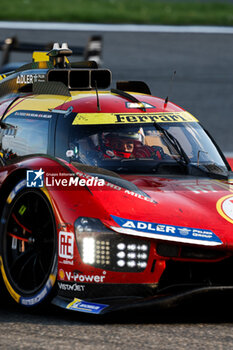 2024-05-11 - 50 FUOCO Antonio (ita), MOLINA Miguel (spa), NIELSEN Nicklas (dnk), Ferrari AF Corse, Ferrari 499P #50, Hypercar, action during the 2024 TotalEnergies 6 Hours of Spa-Francorchamps, 3rd round of the 2024 FIA World Endurance Championship, from May 8 to 11, 2024 on the Circuit de Spa-Francorchamps in Stavelot, Belgium - FIA WEC - 6 HOURS OF SPA-FRANCORCHAMPS 2024 - ENDURANCE - MOTORS