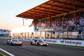 2024-05-11 - 12 STEVENS Will (gbr), ILOTT Callum (gbr), Hertz Team Jota, Porsche 963 #12, Hypercar, action during the 2024 TotalEnergies 6 Hours of Spa-Francorchamps, 3rd round of the 2024 FIA World Endurance Championship, from May 8 to 11, 2024 on the Circuit de Spa-Francorchamps in Stavelot, Belgium - FIA WEC - 6 HOURS OF SPA-FRANCORCHAMPS 2024 - ENDURANCE - MOTORS