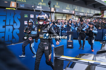 2024-05-11 - Hertz Team Jota celebrates victory during the 2024 TotalEnergies 6 Hours of Spa-Francorchamps, 3rd round of the 2024 FIA World Endurance Championship, from May 8 to 11, 2024 on the Circuit de Spa-Francorchamps in Stavelot, Belgium - FIA WEC - 6 HOURS OF SPA-FRANCORCHAMPS 2024 - ENDURANCE - MOTORS