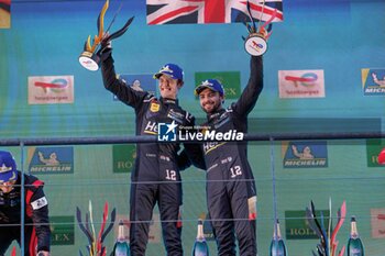 2024-05-11 - 12 STEVENS Will (gbr), ILOTT Callum (gbr), Hertz Team Jota, Porsche 963 #12, Hypercar, podium, during the 2024 TotalEnergies 6 Hours of Spa-Francorchamps, 3rd round of the 2024 FIA World Endurance Championship, from May 8 to 11, 2024 on the Circuit de Spa-Francorchamps in Stavelot, Belgium - FIA WEC - 6 HOURS OF SPA-FRANCORCHAMPS 2024 - ENDURANCE - MOTORS