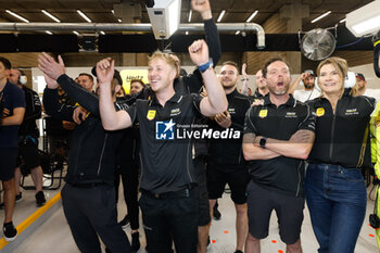 2024-05-11 - Hertz Team Jota, podium, during the 2024 TotalEnergies 6 Hours of Spa-Francorchamps, 3rd round of the 2024 FIA World Endurance Championship, from May 8 to 11, 2024 on the Circuit de Spa-Francorchamps in Stavelot, Belgium - FIA WEC - 6 HOURS OF SPA-FRANCORCHAMPS 2024 - ENDURANCE - MOTORS